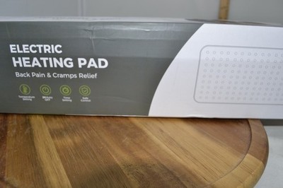 NowWish Electric Heating Pad, Extra Large 12''x24'' Washable Gray/Blue/White