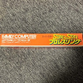 NES Box With Instruction Manual Pony Superstar Pro Wrestling Famicom JPN  Vintag