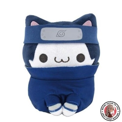 NEU Bandai Namco Nui Naruto Chibi Plüschtier x Mega Cat Project Nyarult! Uchiha