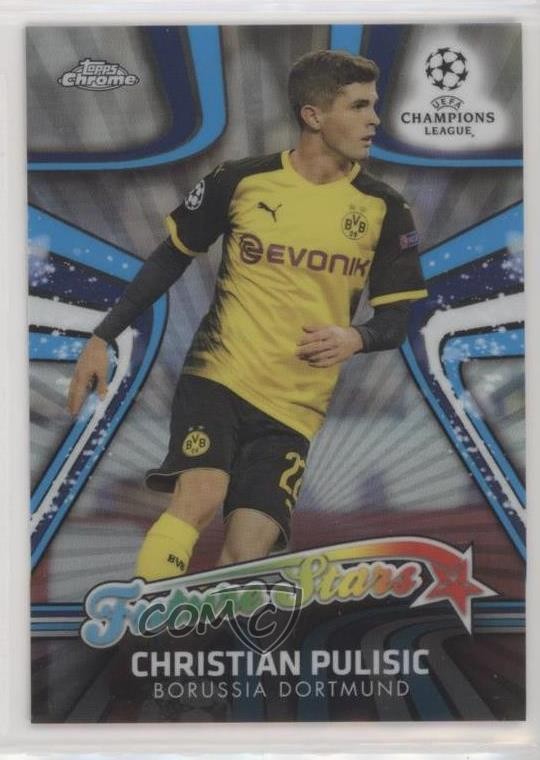 2017-18 Topps Chrome UCL Future Stars Christian Pulisic #FS-CP 0bf0