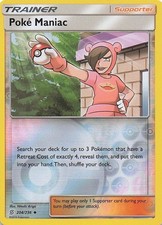 Poke Maniac 204/236 Uncommon Unified Minds Pokemon Reverse Holo Near Mint