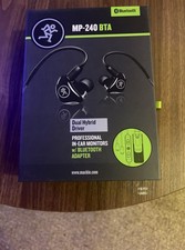 Mackie MP-240 Dual Hybrid Driver In-Ear Monitors with Bluetooth Adapter