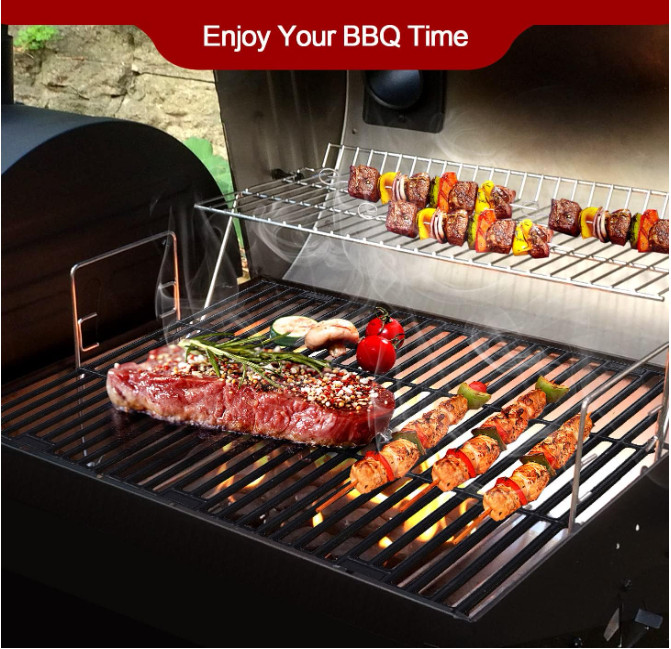 Uniflasy Cooking Grid Grates Replacement for Chargriller 4 Inches for Each, 4pcs