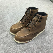 Brunt The Marin Boots Mens Size 13 Brown Leather Work Moc Toe Safety EH