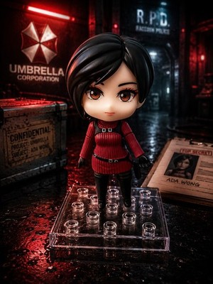 [NEU] Figur Chibi Resident Evil Ada Wong - 10 cm PVC - Box