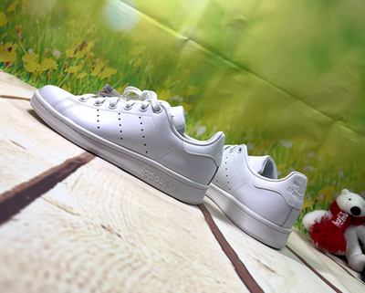 Size 5 - adidas Stan Smith Triple White for sale online | eBay