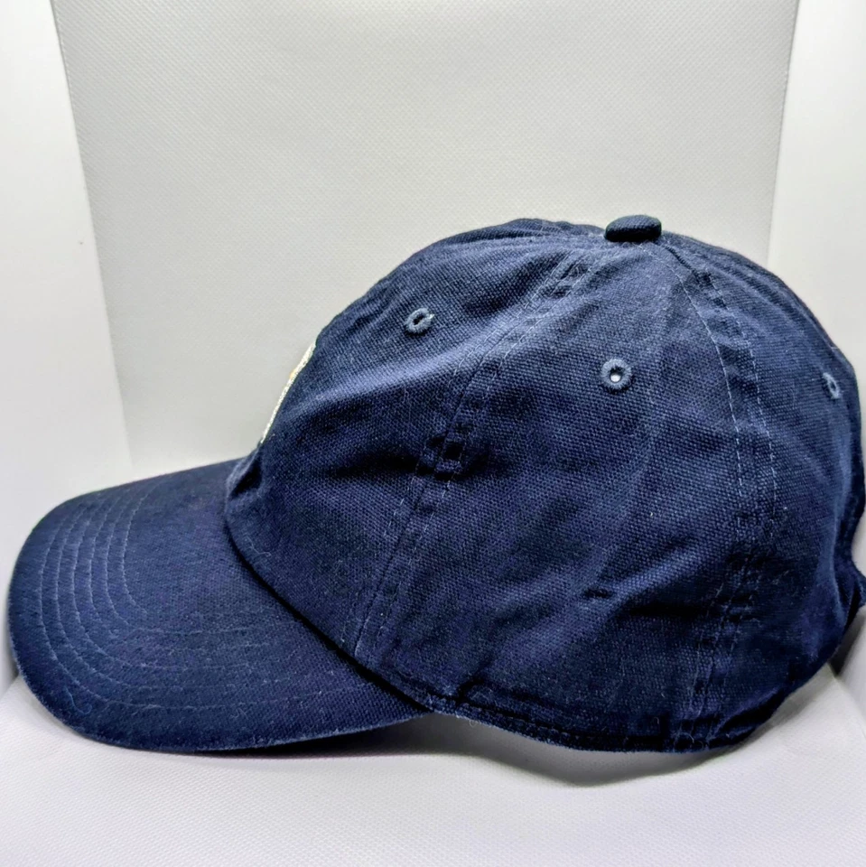 Gorra Carhartt Azul Ajustable Logotipo Sombrero Gancho y Lazo Tipo Cierre De Colección Foto 3 de 4