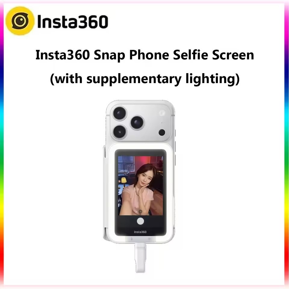 Insta360 Snap Selfie Vlog Video Monitor Screen Fill Light for