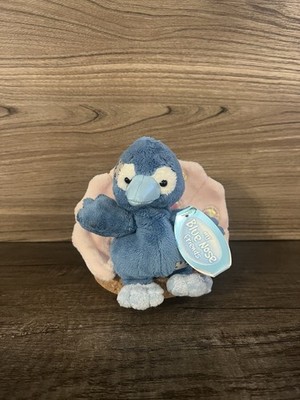 My blue nose friends nwt feathers peacock 4  plush bird NOS