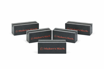 5x Makers Mark Tischaufsteller Menü Speisne Getränke Karten Halter Gastro Bar Ca