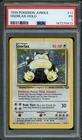 PSA 1 Snorlax 11/64 Jungle Holo Rare 1999 Pokemon Card