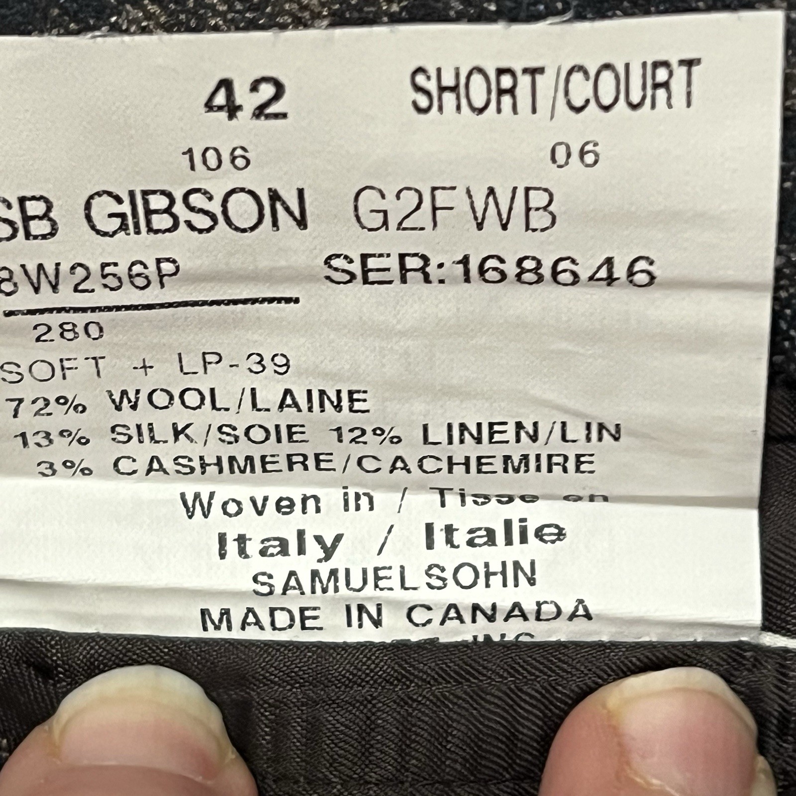 Samuelsohn Soft Luxury Blazer With Loro Piana Fab… - image 6