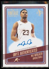 2020-21 Onyx Vintage Signatures MJ Walker Auto Florida State #VAMW
