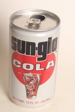 Sun-Glo Cola soda can