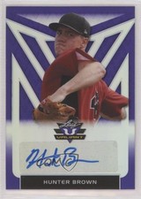 2020 Leaf Valiant Portrait Purple Prismatic 13/25 Hunter Brown #PA-HB1 Auto 0z5z