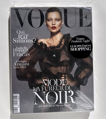 Vogue Paris September Issue 2012 Sealed Kate Moss Dior Raf Simons Boho Magazine