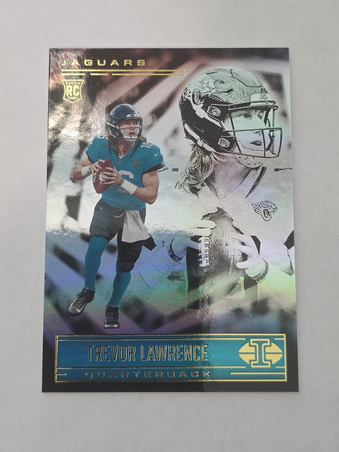 2021 Panini Illusions Football #59 Trevor Lawrence Base Rookie Card RC