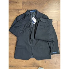 NWT Polo Ralph Lauren Men Charcoal Wool Suit Blazer 44R Pants 34W Unemmed
