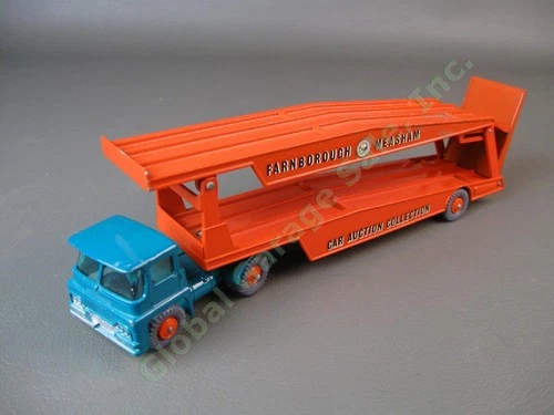 Vintage Lesney Matchbox Major Pack 8 M-8 Guy Warrior Tractor Car Transporter NR