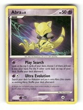 Abra 69/123 Common Mysterious Treasures Pokemon Heavily Played Ken Sugimori