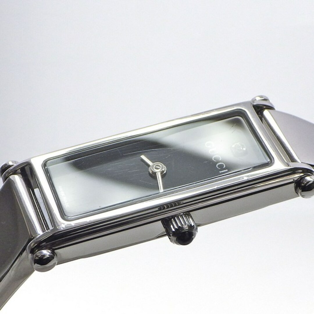 Gucci 1500L Rectangular Bangle Watch Diamond Blac… - image 2