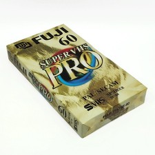 NEW & Sealed FUJI Pro SUPER VHS / S-VHS Video Cassette Tape 1 hour (60 mins) PAL