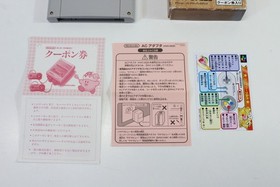 Kirby Super Deluxe Star Boxed No Manual W/ Command Card SFC Super Famicom Japan