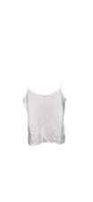 Gap White Modern Tank Top Women's Size Medium NEW
