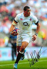 Luther Burrell Signed 12X8 England & Northampton Rugby Genuine AFTAL COA (2167) Luther Burrell Signed 12X8 England & Northampton Rugby Genuine AFTAL COA (2167)