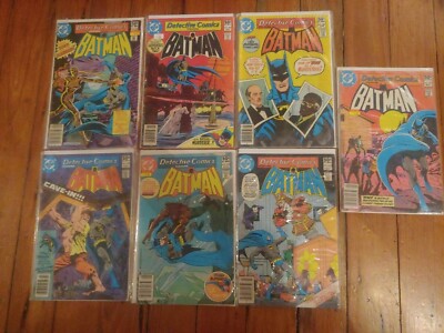 Lot of 7 Vintage DETECTIVE Comics BATMAN Early 1980's DC .50 Each Books ...