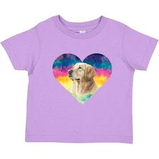 Inktastic Golden Retriever Dog Retro Toddler T-Shirt Pets Portrait Child Kid