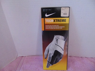 NEW Nike Tech Xtreme Men's Right Hand Golf Glove Size S Black White 22cm
