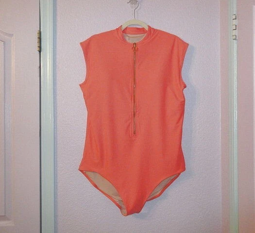 Traje de baño Coolibar Sweetwater manga gorra UPF de una pieza talla XXL 2X traje de remo nuevo con etiquetas Foto 2 de 4