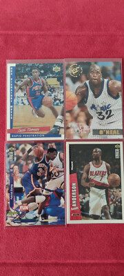 NBA Topps Upper Deck Shaquille O'Neal, Kenny Anderson, Patrick Ewing, I. Thomas
