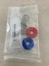 Set Lot 4 Fisher Faucet Handle Parts Check Stem Springs Lubricant Hot Cold Rings