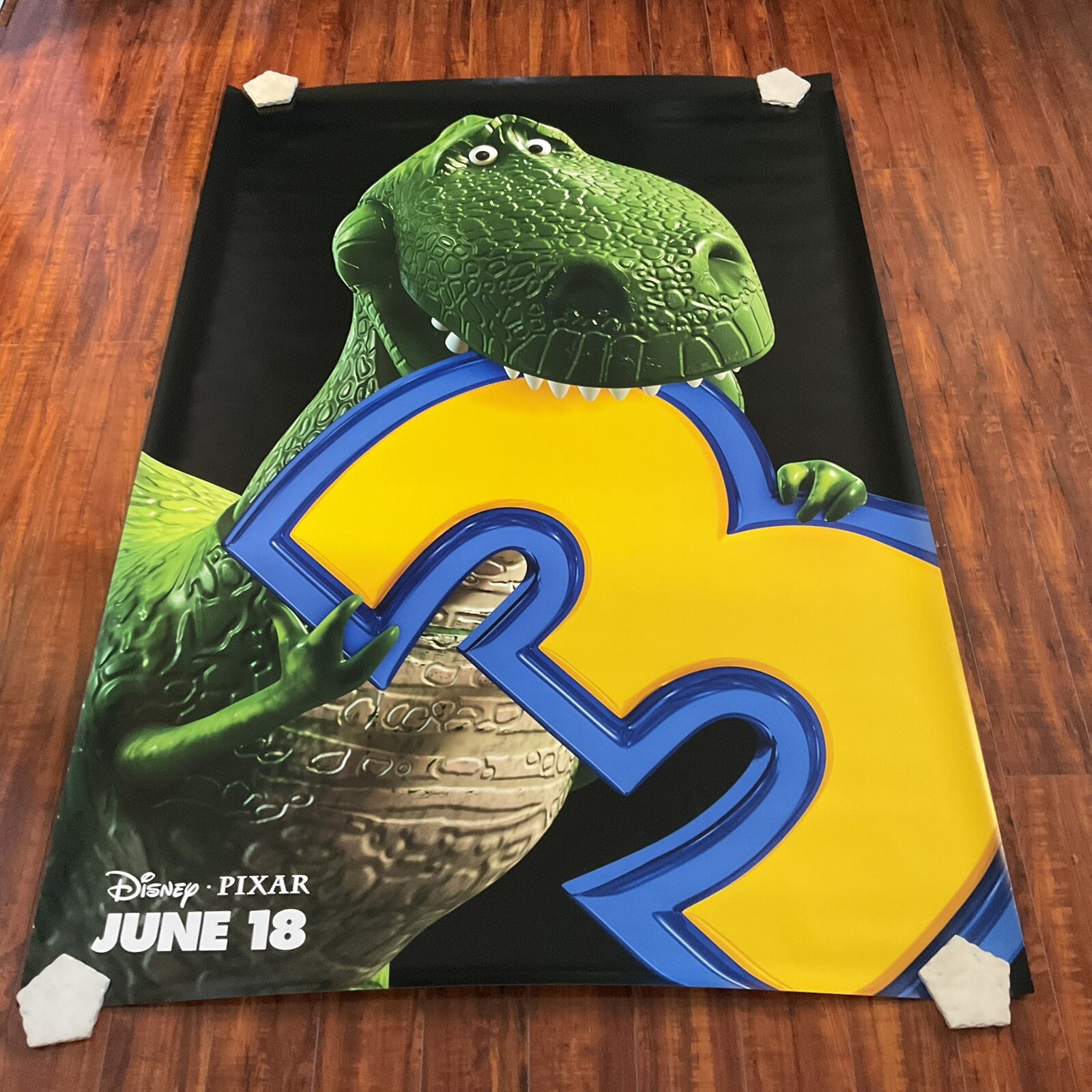 Edjay Postre TOY STORY 3 Disney Pixar *REX Bus Stop Original 2010 Movie Poster ...