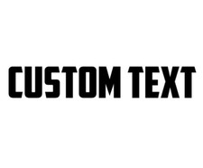 YOUR TEXT Vinyl Decal Sticker Car Window Bumper CUSTOM Personalized Lettering