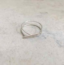 Minimalist Ring925 Sterling silver Band Statement Ring Handmade Ring All Size