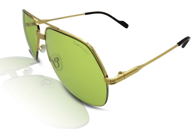 Occhiali da sole Uomo Tom Ford 0644 Wilder-02 32n Oro Verde Man Sunglasses  | Acquisti Online su eBay