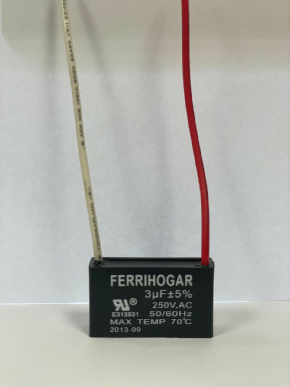 NEW!! Ceiling Fan Run Capacitor 3 uf 250vac 2 Wires 50/60 Hz CBB61 eBay