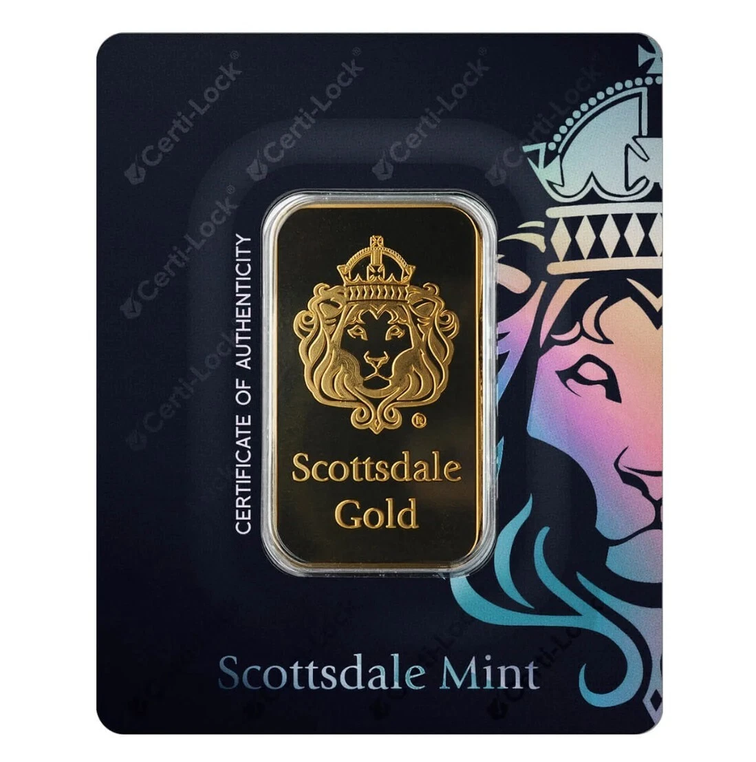 Scottsdale Mint Gold Bullion 1 oz Precious Metal Content per Unit