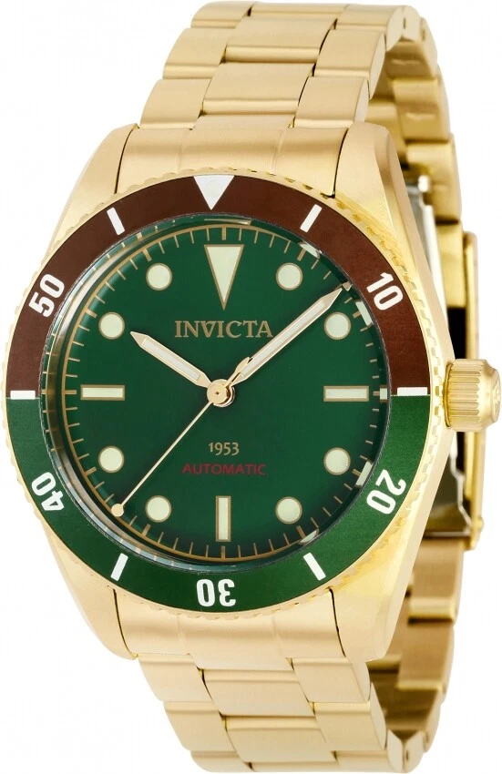 Invicta green hotsell face watch