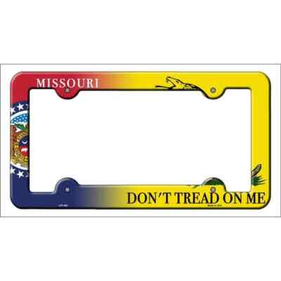 Missouri Dont Tread Novelty Metal License Plate Frame