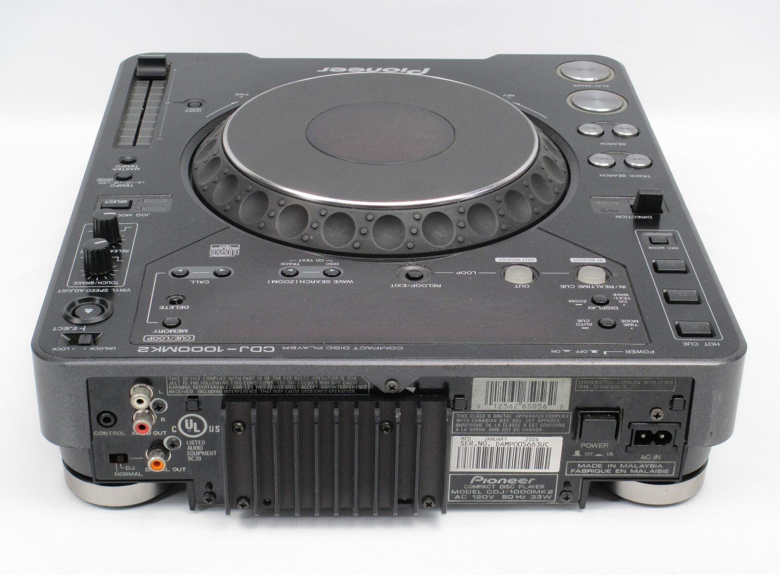 VESTAX デュアルCDプレーヤー CDX-16　箱取説付き CDJ VESTAX デュアルCDプレーヤー CDX-16 箱取説付き CDJ CDJ-1000MK2