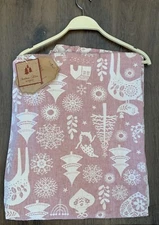 PiuBelle Fine Linens Christmas Edition Throw 50” X 70” 100% Cotton Portugal