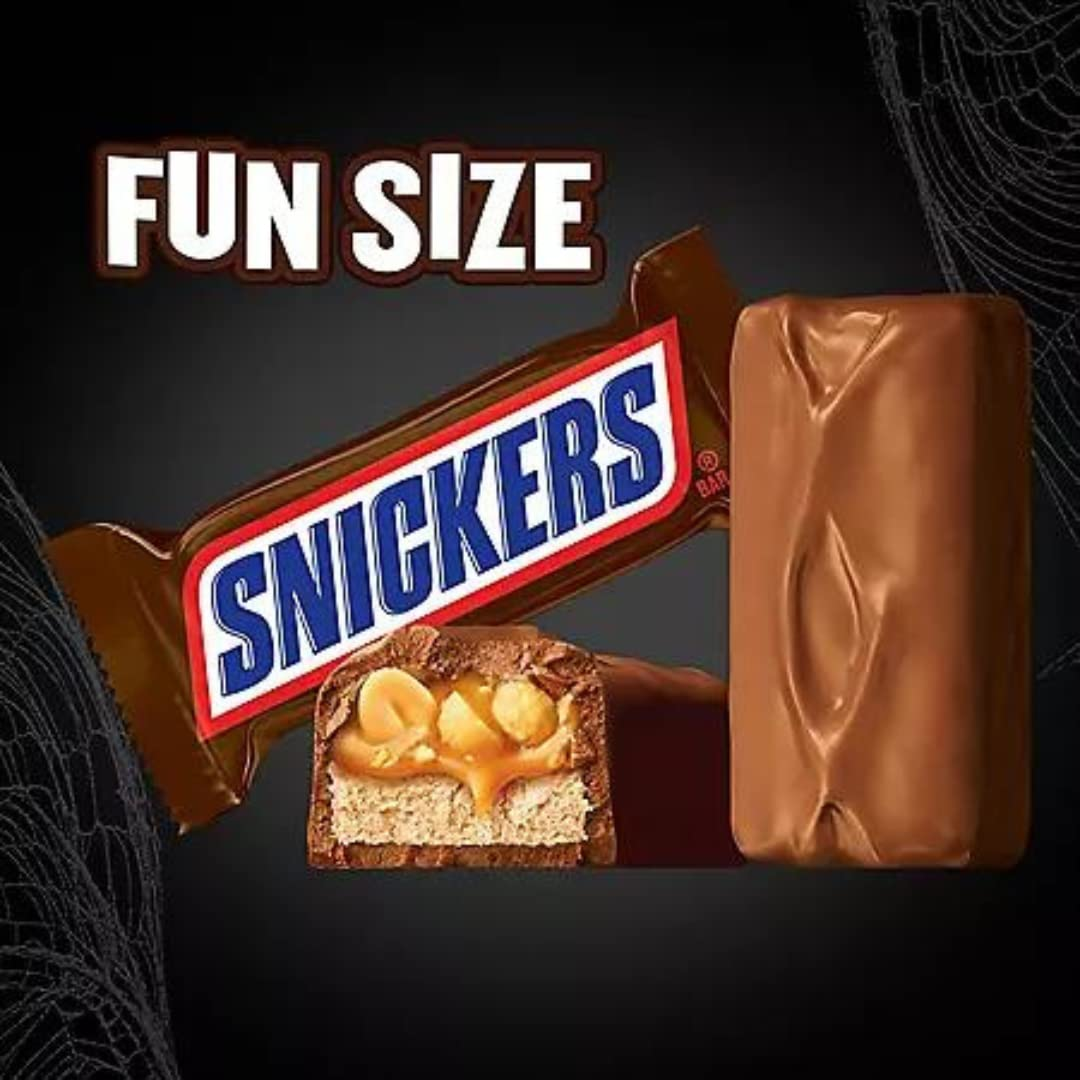 SNICKERS Milk Chocolate, Fun Size Candy Bars - Individually