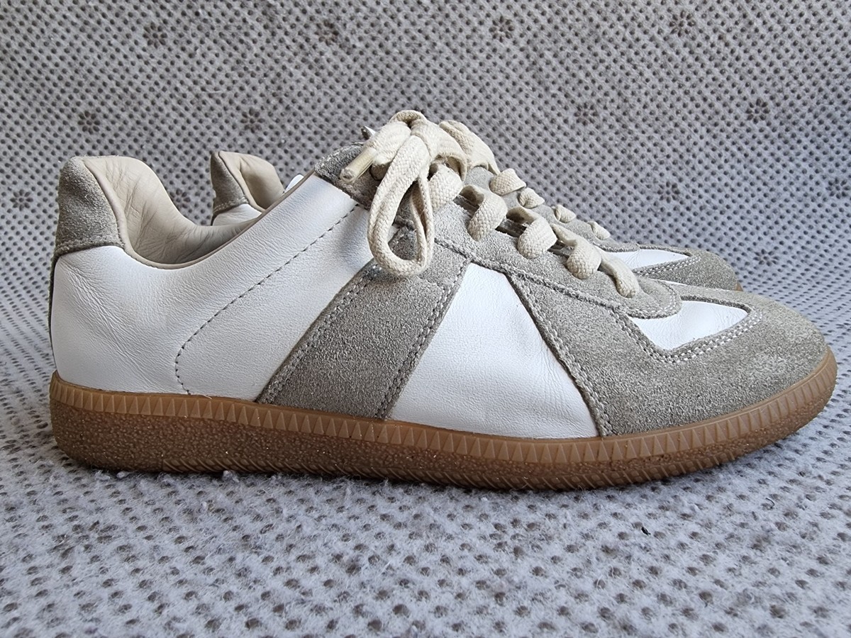 MAISON MARGIELA Replica Leather/Suede Sneakers Size 36 | eBay