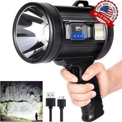 Lamparas de mano recargables led linternas led alta potencia lumens potente NUEV