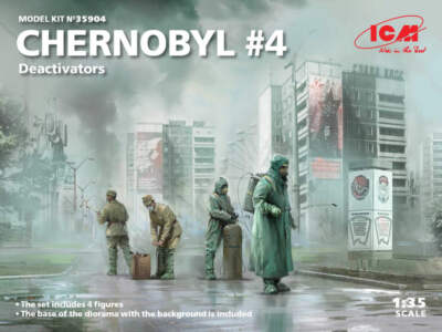 1/35 ICM Chernobyl#4. Deactivators (4 figures)