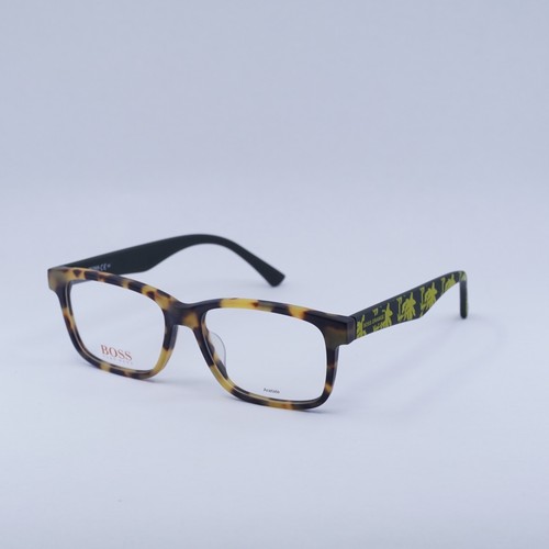 Hugo Boss Orange BO 0262/F TBB Yellow Havana 54mm Eyeglasses New Authentic - Picture 3 of 6
